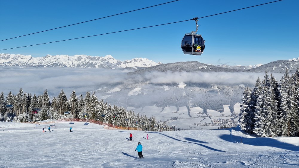 Radstadt-Altenmarkt in de winter.